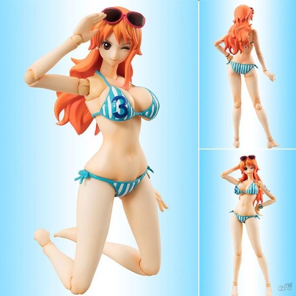Variable Action Heroes Nami - Summer Vacation Ver. One Piece (Re-Release) By MegaHouse
