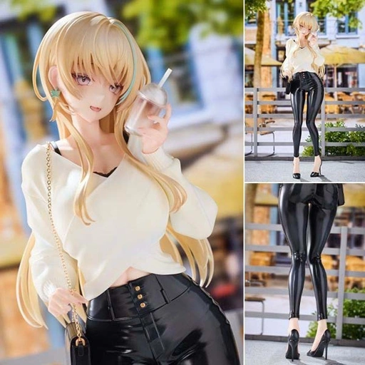 Image of Scaled Figure 1/4 Koigakubo Aoi - Leather Pants Ver. Illustration by Fujiko By Otherwhere