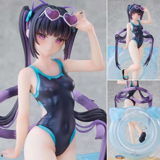 Image of Scaled Figure 1/7 Cheshire Cat Mika - Swimsuit Ver. Illustration by Rosuuri By Solarain