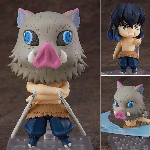 Image of Nendoroid Inosuke Hashibira - Kimetsu no Yaiba (Re-Release) By Good Smile Company