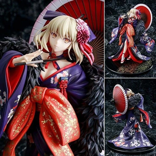 Image of Scaled Figure 1/7 Saber Alter / Altria Pendragon - Kimono Ver. Fate/Stay Night: Heaven's Feel (Re-Release) By KADOKAWA