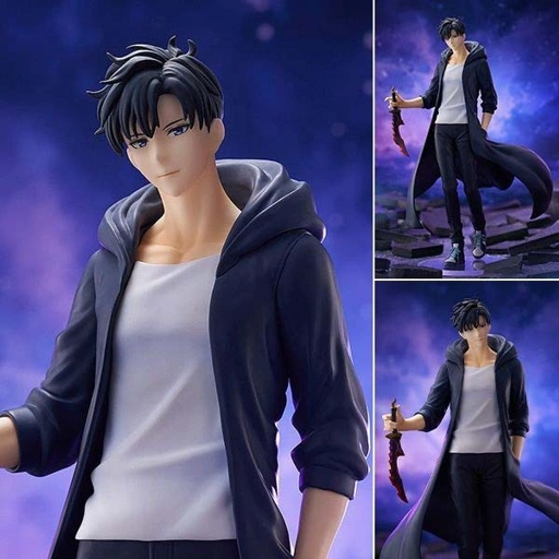 Image of Pop Up Parade Figure L Size Sung Jin Woo / Shun Mizushino - Solo Leveling (24cm) By Good Smile Company