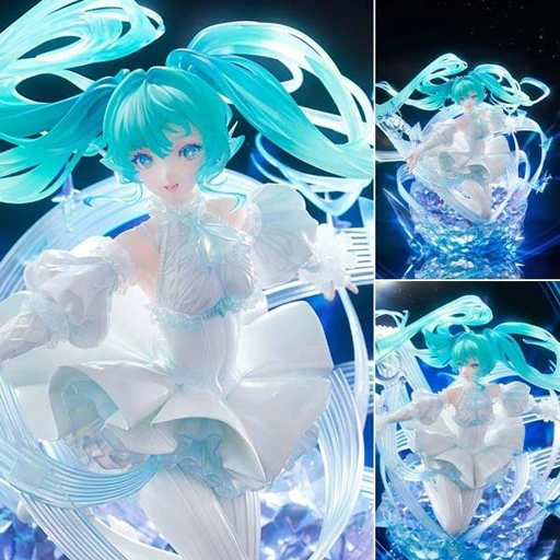 Image of Shibuya Scramble Scaled Figure 1/7 Hatsune Miku - Crystal Dress Ver. Vocaloid By eStream