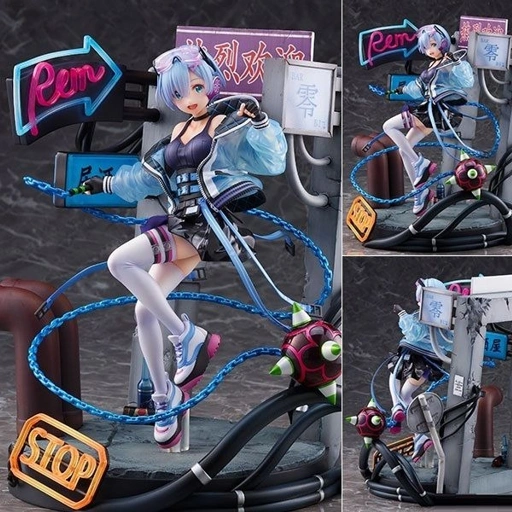 Image of [READY STOCK ITEM] Shibuya Scramble Scaled Figure 1/7 Rem - Neon City Ver. By eStream