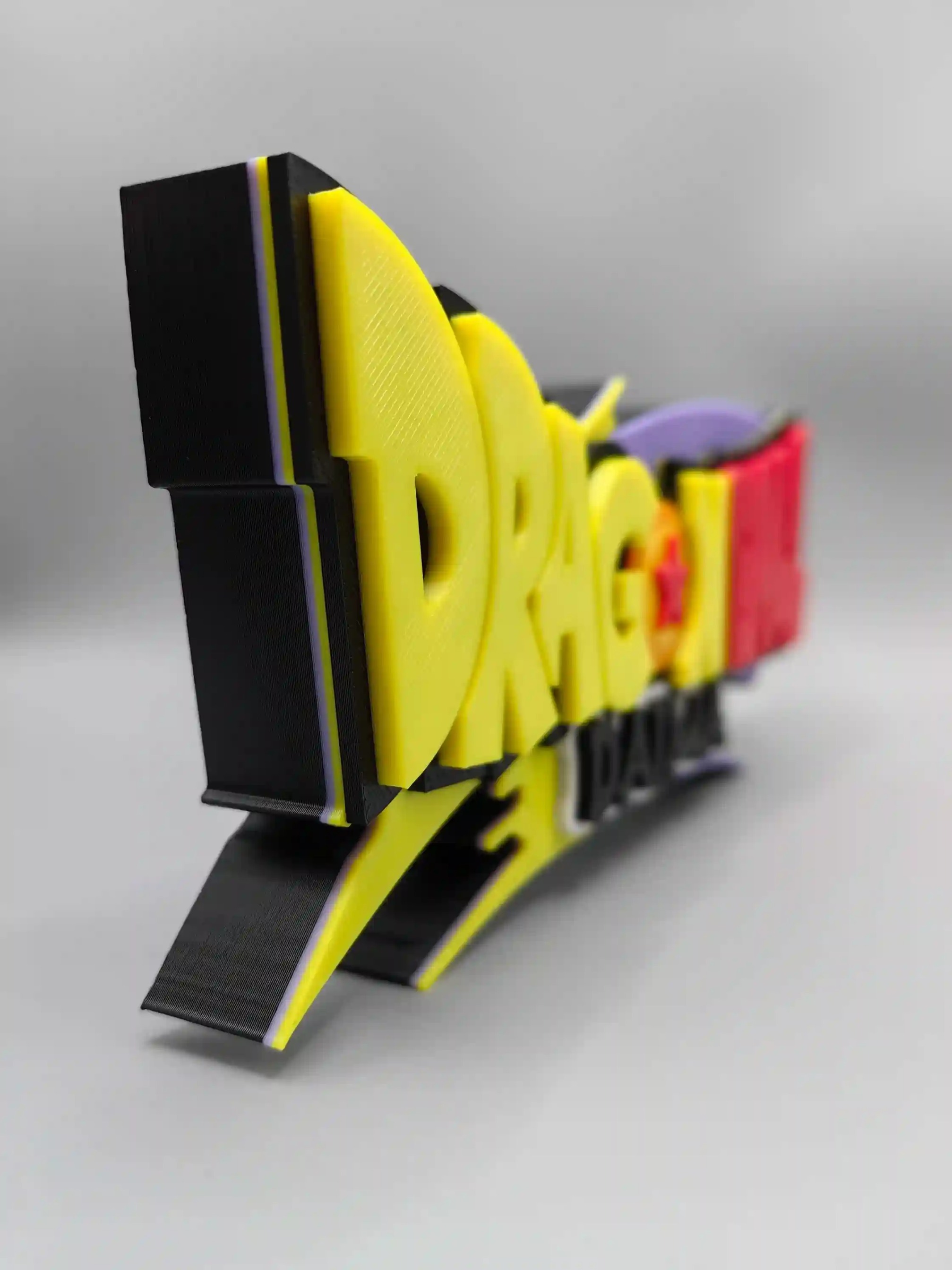 Epic 3D Printed Dragon Ball Daima Logo Display Standee - The Ultimate Anime Shelf Sign! By Otaku Kingdom