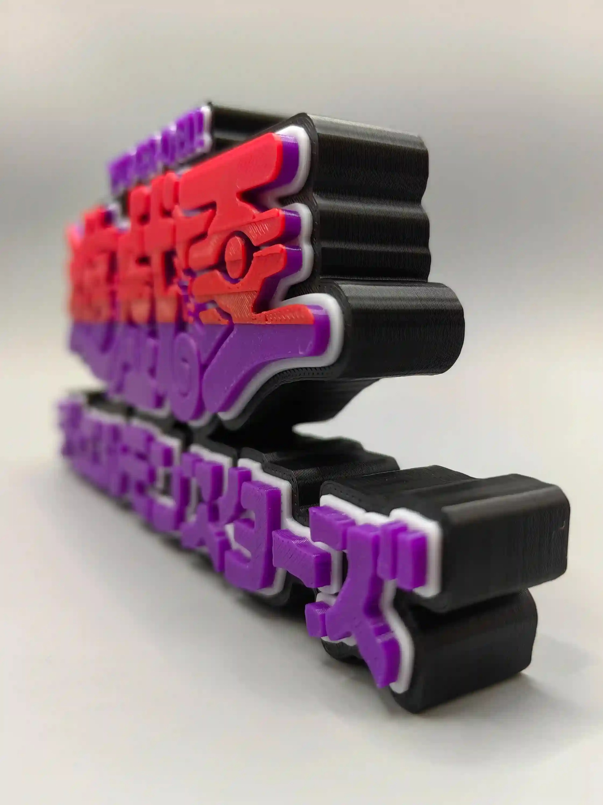 Epic 3D Printed Yugioh Duel Monsters Logo Display Standee - The Ultimate Anime Shelf Sign! By Otaku Kingdom