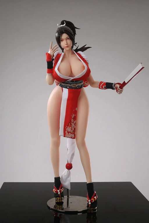 Image of [Cast-Off] Silicone Action Figure Mai Shiranui - King of Fighters By Yu Zhai Ren Xing (65cm)
