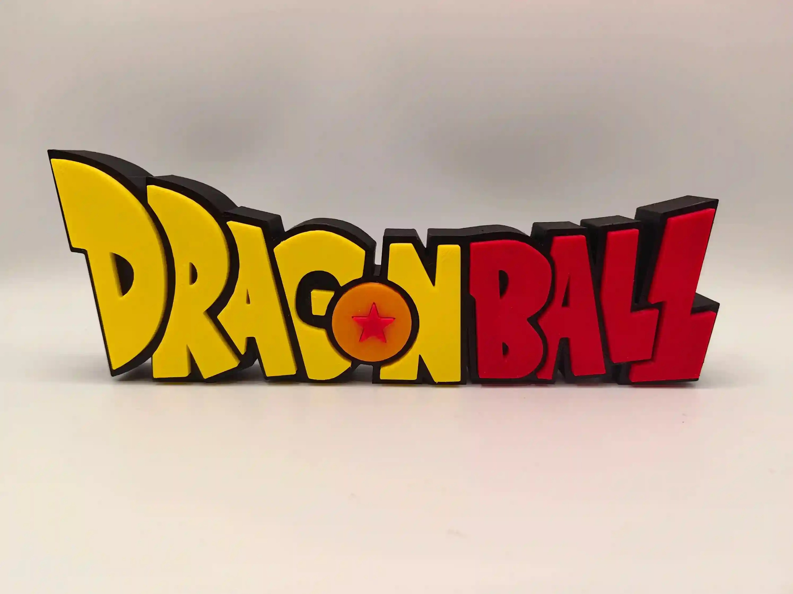 Epic 3D Printed Dragon Ball / Z / GT / Super Logo Display Standee - The Ultimate Anime Shelf Sign! By Otaku Kingdom