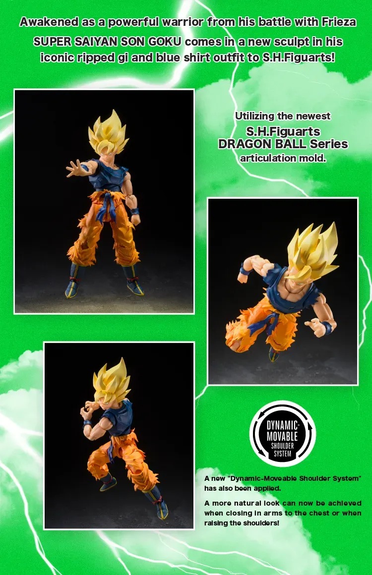 SHF S.H.Figuarts Super Saiyan Son Goku Fighter Of Rage - Dragon Ball Z By Premium Bandai