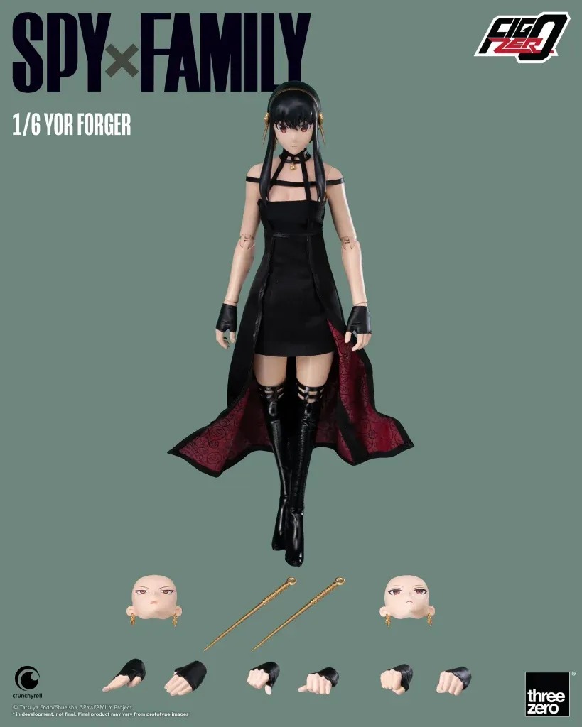 [READY STOCK ITEM] Action Figure Scaled 1/6 Yor Forger - SPY×FAMILY By Threezero X FigZero