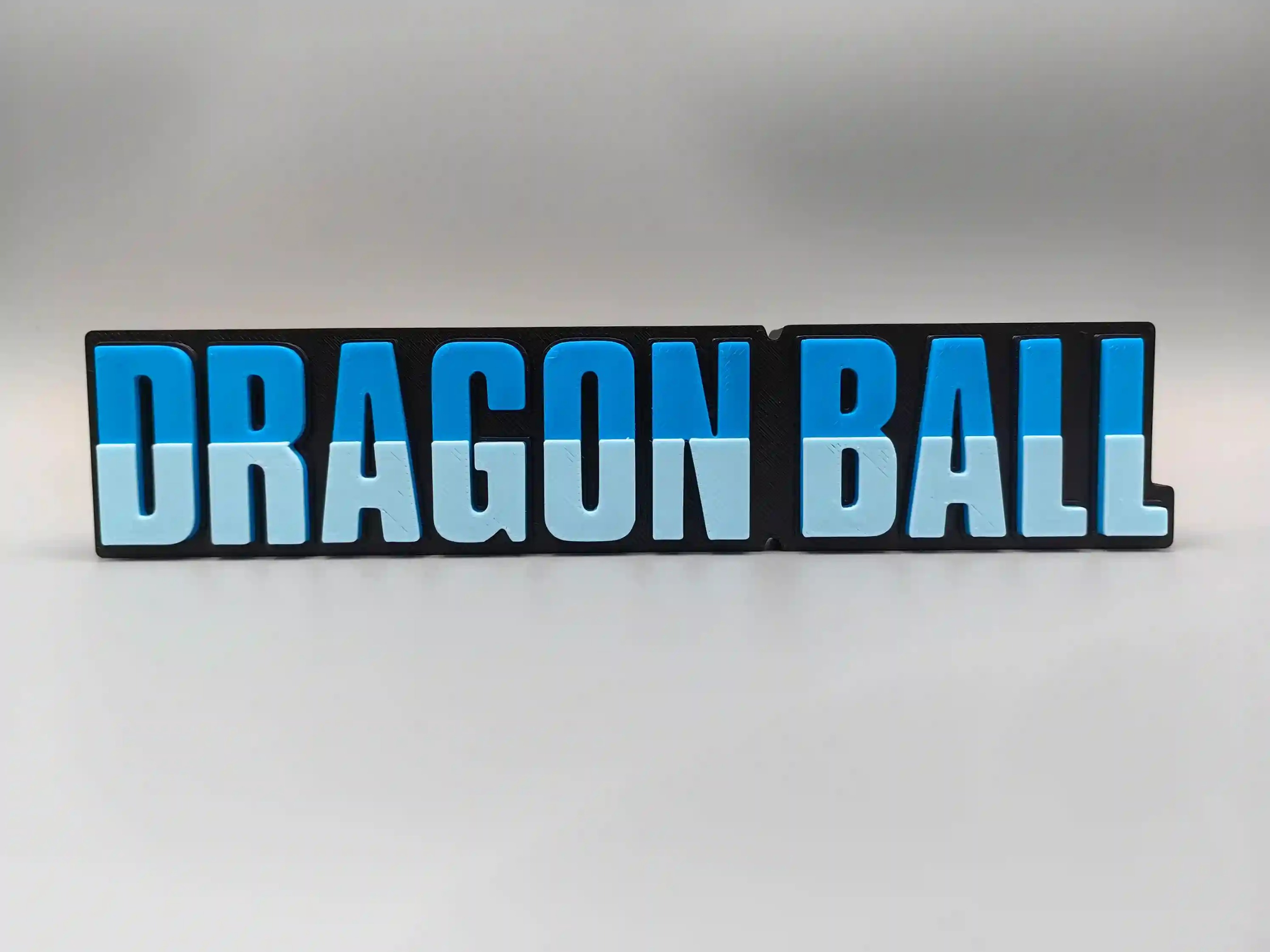 Epic 3D Printed Dragon Ball / Z / GT / Super Logo Display Standee - The Ultimate Anime Shelf Sign! By Otaku Kingdom