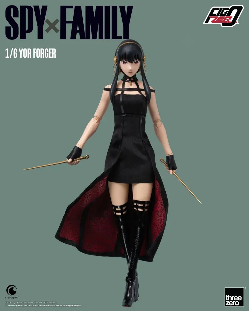 [READY STOCK ITEM] Action Figure Scaled 1/6 Yor Forger - SPY×FAMILY By Threezero X FigZero