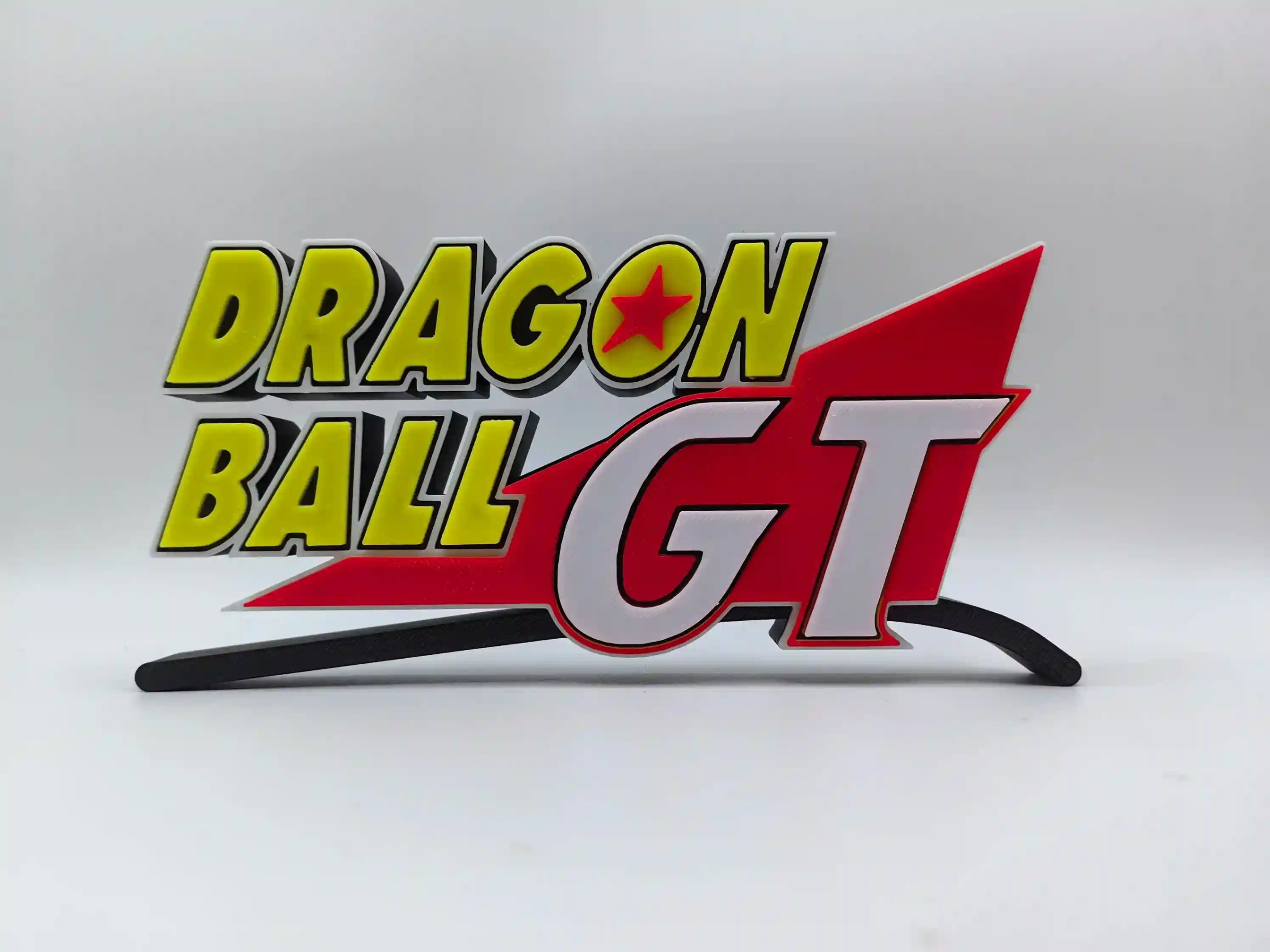 Epic 3D Printed Dragon Ball / Z / GT / Super Logo Display Standee - The Ultimate Anime Shelf Sign! By Otaku Kingdom