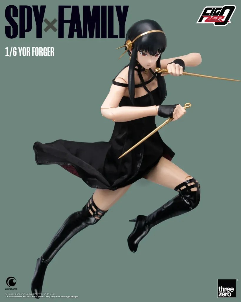 [READY STOCK ITEM] Action Figure Scaled 1/6 Yor Forger - SPY×FAMILY By Threezero X FigZero