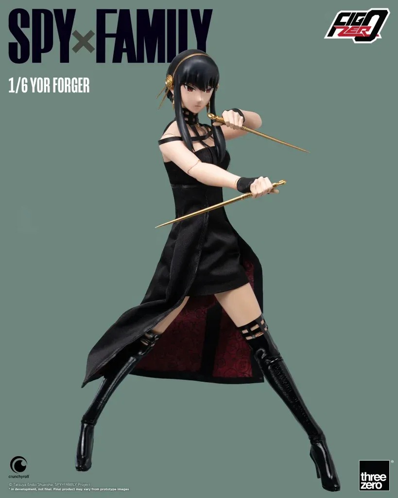 [READY STOCK ITEM] Action Figure Scaled 1/6 Yor Forger - SPY×FAMILY By Threezero X FigZero