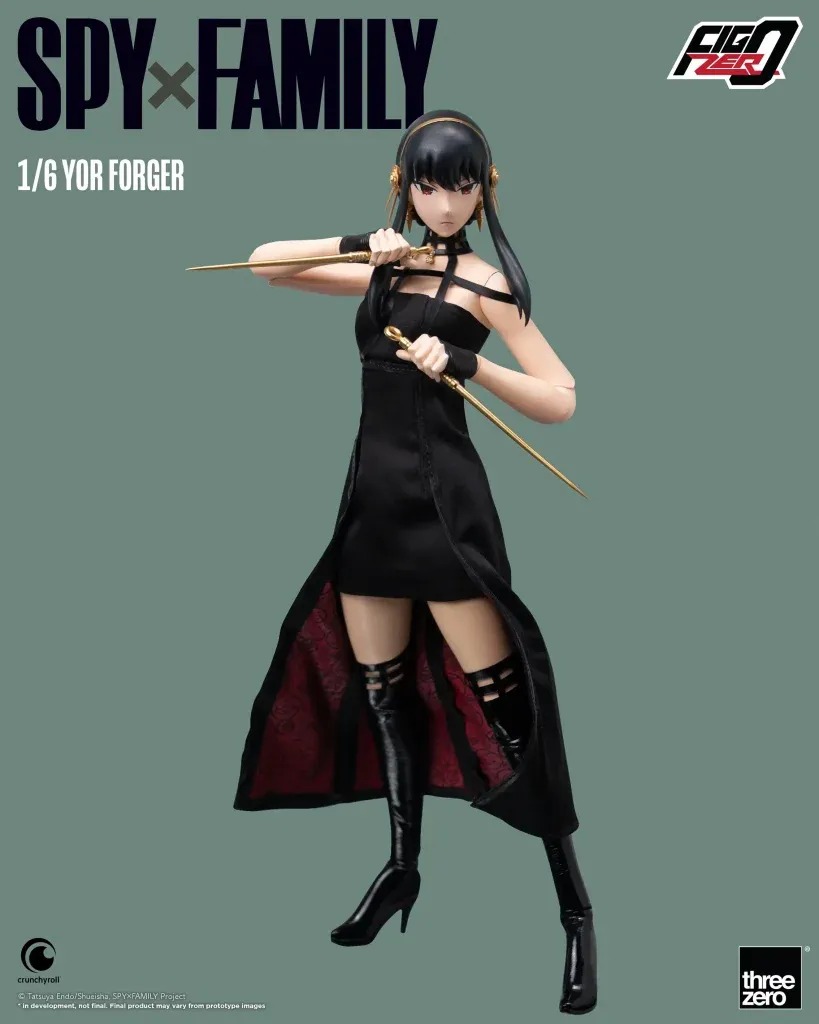 [READY STOCK ITEM] Action Figure Scaled 1/6 Yor Forger - SPY×FAMILY By Threezero X FigZero