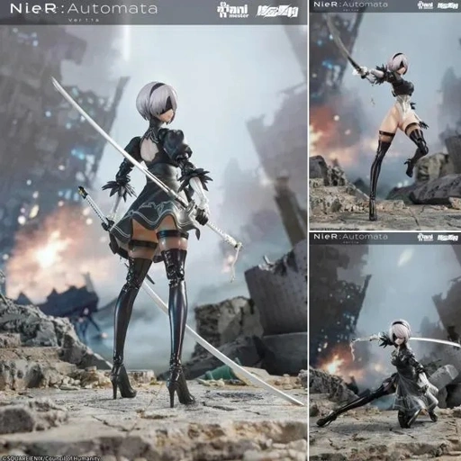 Image of Nuclear Action Figure 1/9 2B - NieR:Automata Ver.1.1a By AniMester
