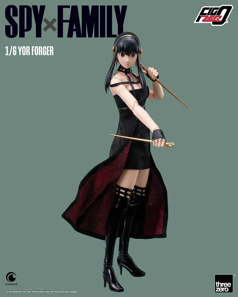 [READY STOCK ITEM] Action Figure Scaled 1/6 Yor Forger - SPY×FAMILY By Threezero X FigZero
