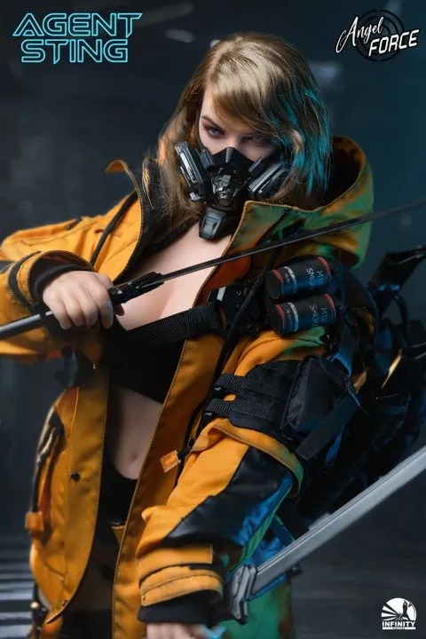 Sillicone Action Figure 1/3 Angel Sting - Angel Force By Infinity Studio