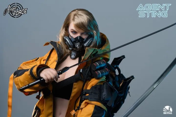 Sillicone Action Figure 1/3 Angel Sting - Angel Force By Infinity Studio