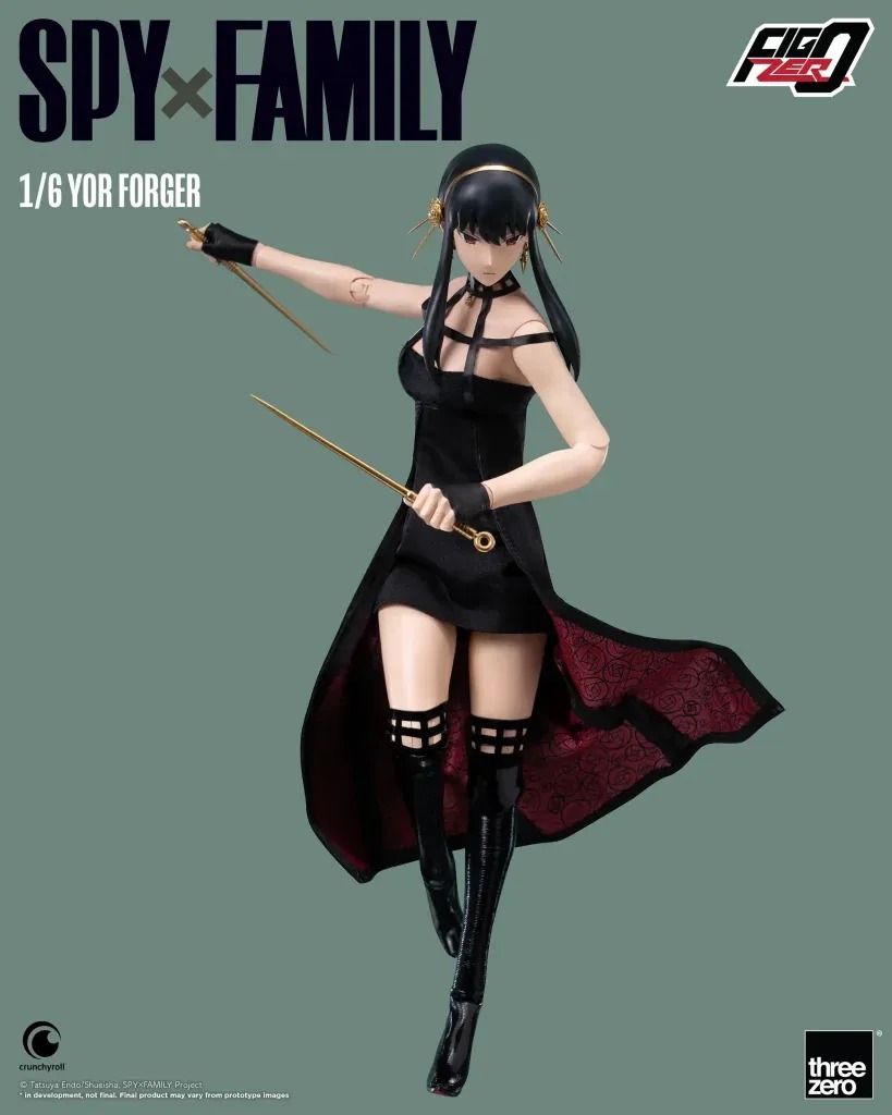 [READY STOCK ITEM] Action Figure Scaled 1/6 Yor Forger - SPY×FAMILY By Threezero X FigZero