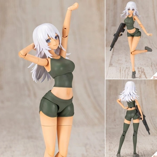 Image of Sousai Shoujo Teien Plastic Model 1/10 Training Wolf By Kotobukiya