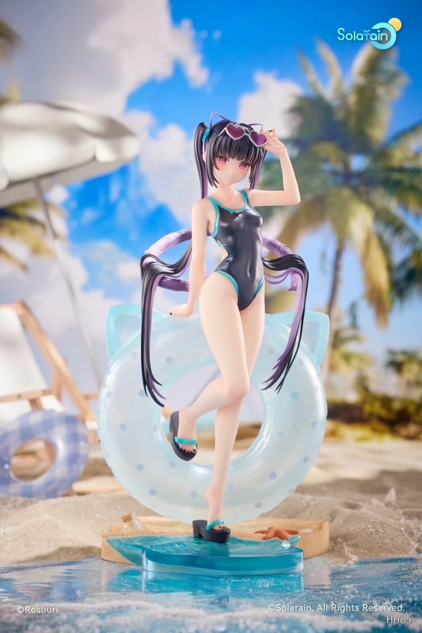 Scaled Figure 1/7 Cheshire Cat Mika - Swimsuit Ver. Illustration by Rosuuri By Solarain