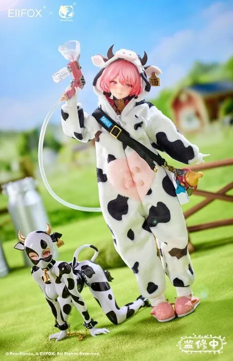 Action Figure 1/8 Cow Momo - Original Character By BearPanda x Eiifox