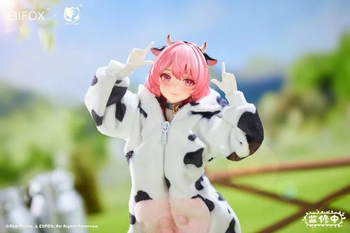 Action Figure 1/8 Cow Momo - Original Character By BearPanda x Eiifox