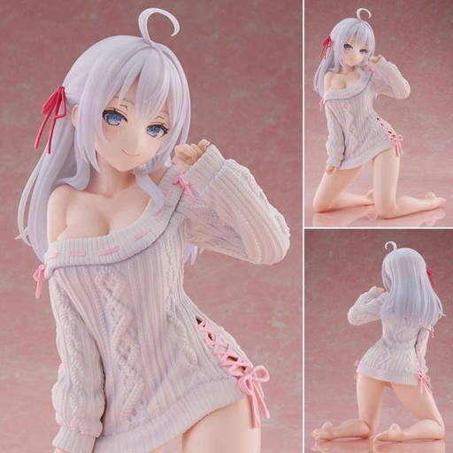 Image of TENITOL BIG Figure Alya / Alisa Mikhailovna Kujou - Knitwear Ver. Tokidoki Bosotto Russia-go de Dereru Tonari no Alya-san By FuRyu