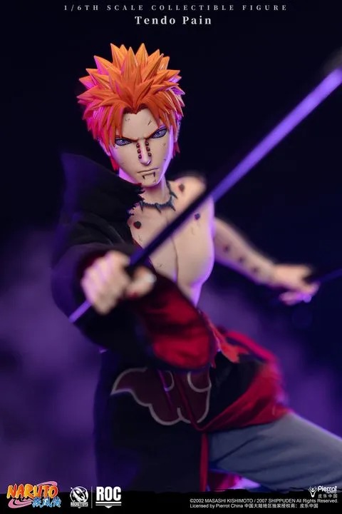 Action Figure 1/6 Tendo Pain - Battle Damaged Ver. Naruto Shippuden ROC014 By Rocket Toys