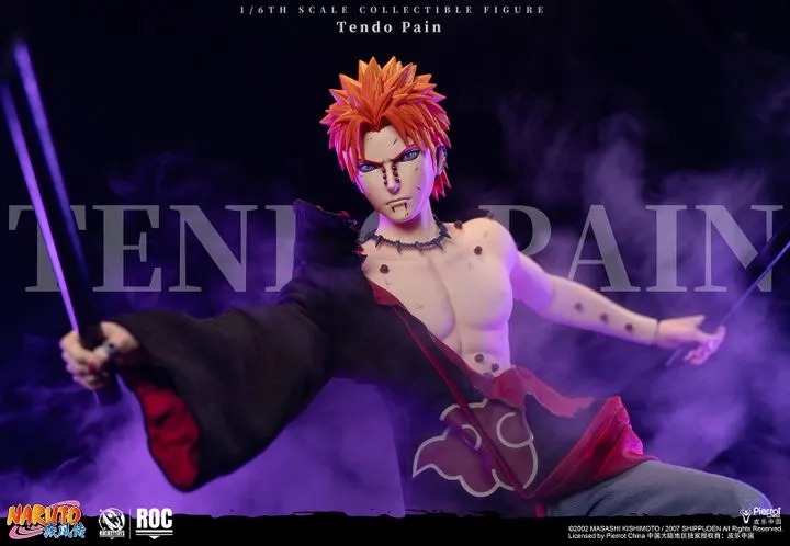 Action Figure 1/6 Tendo Pain - Battle Damaged Ver. Naruto Shippuden ROC014 By Rocket Toys