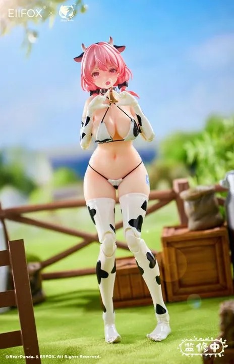 Action Figure 1/8 Cow Momo - Original Character By BearPanda x Eiifox