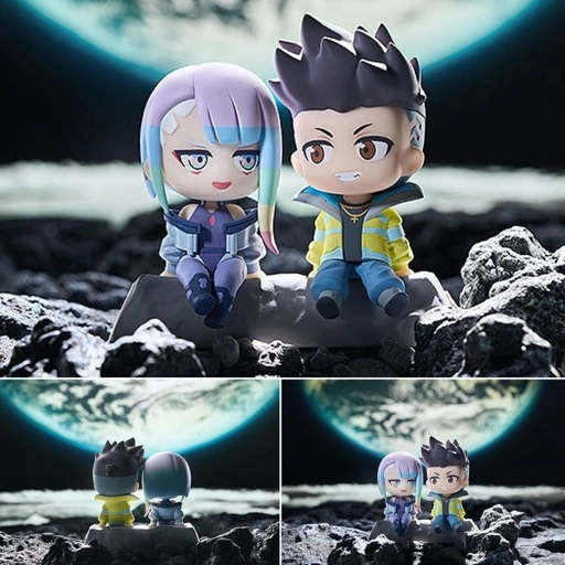 Image of [READY STOCK ITEM] Qset+ David & Lucy - To The Moon Ver. Cyberpunk: Edgerunners By Good Smile Arts Shanghai