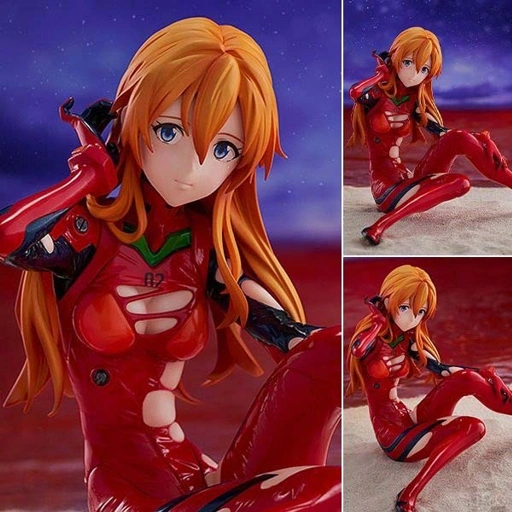 Image of S-Fire Scaled Figure 1/7 Asuka Langley Souryuu - Evangelion Shin Gekijouban By SEGA