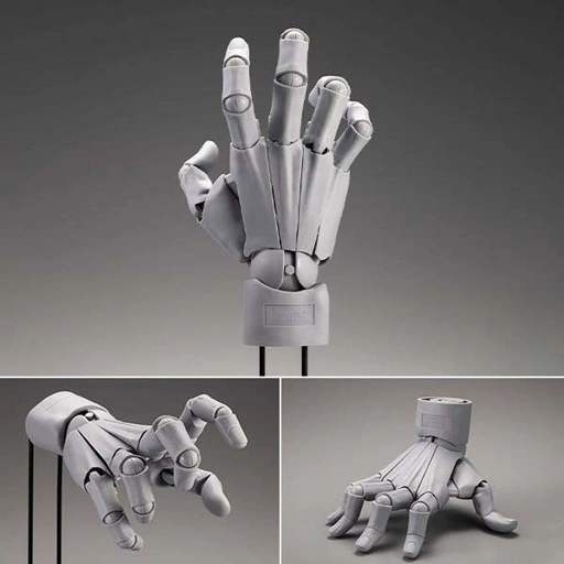 Image of Action Figure Artist Support Item Hand Model Men's/R - Gray Ver. By Kotobukiya