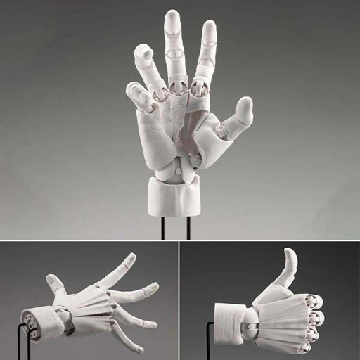 Image of Action Figure Artist Support Item Hand Model Men's/R - White Ver. By Kotobukiya