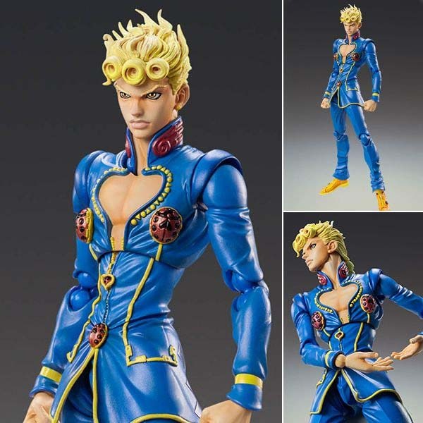 Super Action Statue Figure Giorno Giovanna - Second Ver. Jojo no Kimyou na Bouken Part 5 Golden Wind (Re-Release) By Medicos Entertainment
