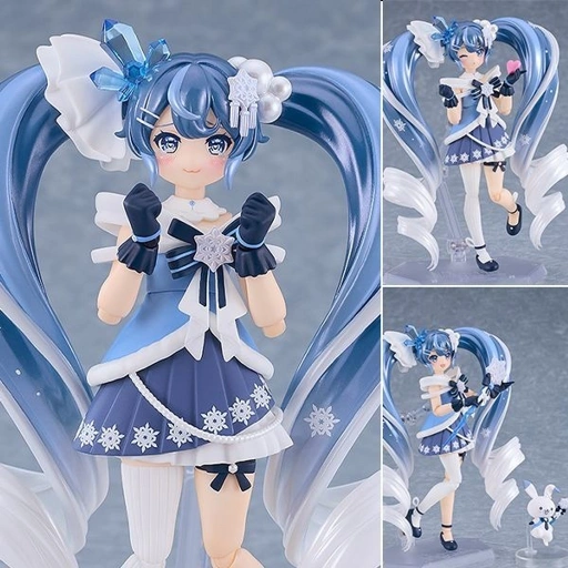 Image of figma Snow Miku - Crystal Snow Ver. Vocaloid By Good Smile Company