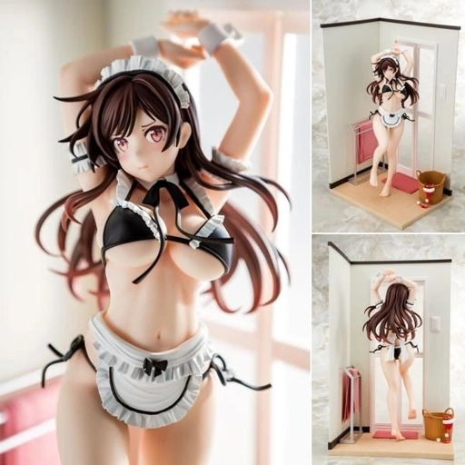 Image of Scaled Figure 1/6 Mizuhara Chizuru - Maid Bikini ni Okigae Ver. Kanojo Okarishimasu By Hakoiri Musume