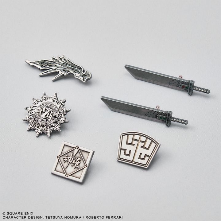[Set of 6] Final Fantasy VII Rebirth Mini Metal Collection By Square Enix