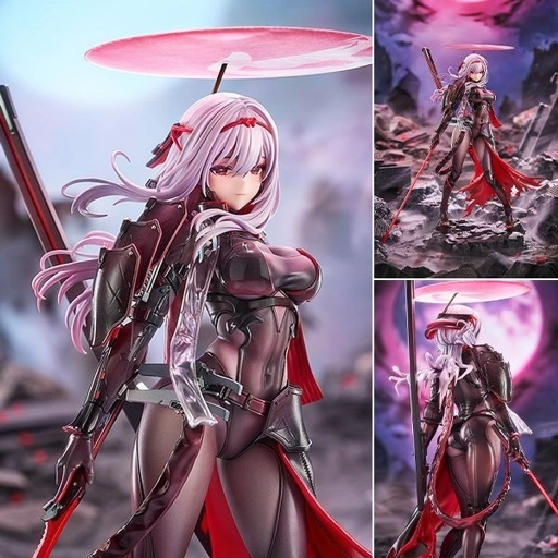 Image of Scaled Figure 1/7 Scarlet / Guren - Black Shadow Ver. Goddess of Victory: NIKKE By Good Smile Arts Shanghai