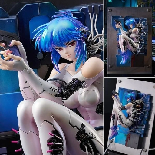 Image of Scaled Figure 1/7 Motoko Kusanagi 3D Photo Frame Ver. - Ghost in The Shell Manga Edition By Max Factory