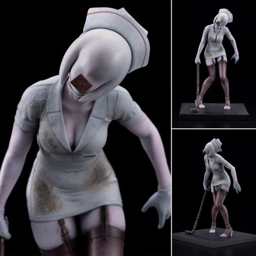Image of Oshi Works Scaled Figure 1/7 Bubble Head Nurse - Silent Hill 2 By Kotobukiya