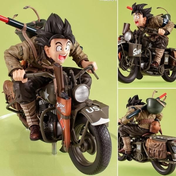 Desktop Real McCoy EX Son Goku & Bike - Dragon Ball Z By MegaHouse