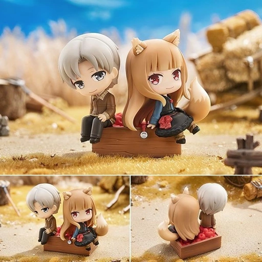 Image of Mini Memory Figure Lawrence & Holo - Spice and Wolf / Ookami to Koushinryou By Good Smile Company