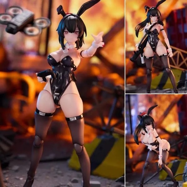 Action Figure 1/12 Bunny Rapid Action Squad Attacker Luna By Sushing