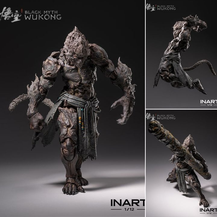 Action Figure 1/12 Stone Monkey - Black Myth : Wukong By INART