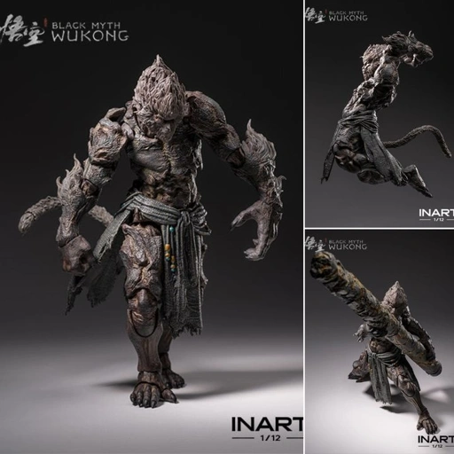 Image of Action Figure 1/12 Stone Monkey - Black Myth : Wukong By INART