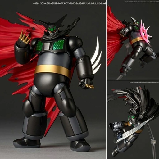 Image of Revoltech Amazing Yamaguchi Black Getter - Shin Getter Robot Armageddon By Kaiyodo